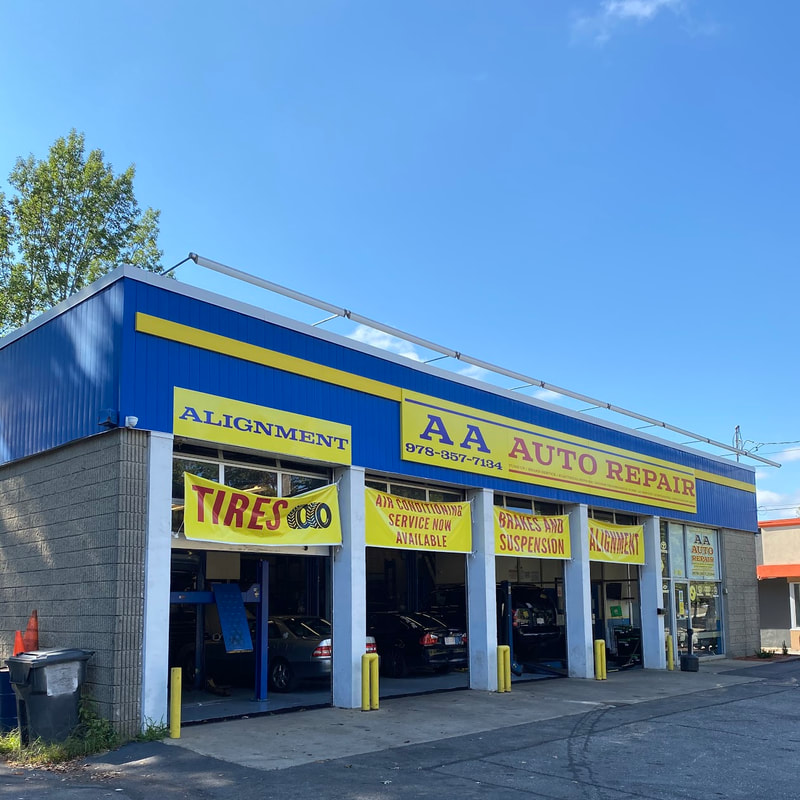 Entire AA Auto Repair garage complete with 4 bays